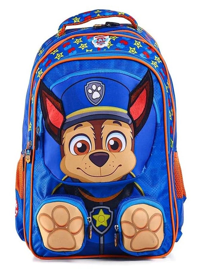 STRIDERS حقيبة ظهر مدرسية للأطفال من ستريدرز بتصميم باو باترول، واسعة ومتينة، مزودة بعجلات وأحزمة مبطنة مريحة وتصميم مرح، مثالية للمدرسة والسفر واللعب (16 بوصة). - Image 2